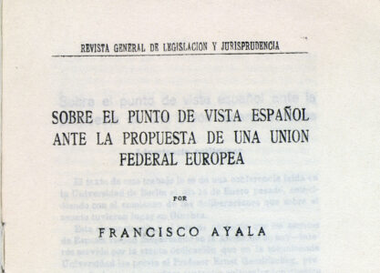 Becas de ayuda a la investigación de la Fundación Francisco Ayala