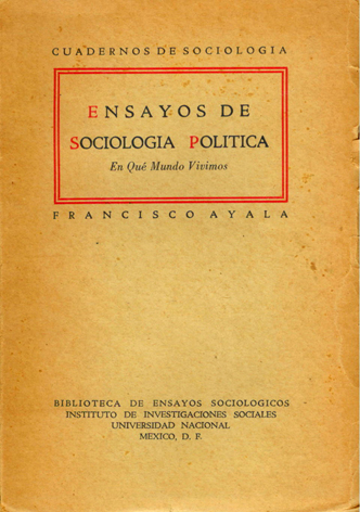 Ensayos de sociología política