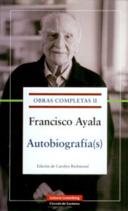 Obras completas de Francisco Ayala