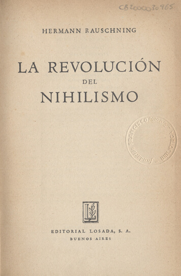 La revolución del nihilismo