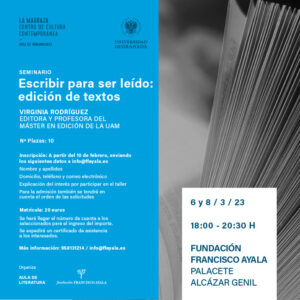 Seminario sobre edición de textos